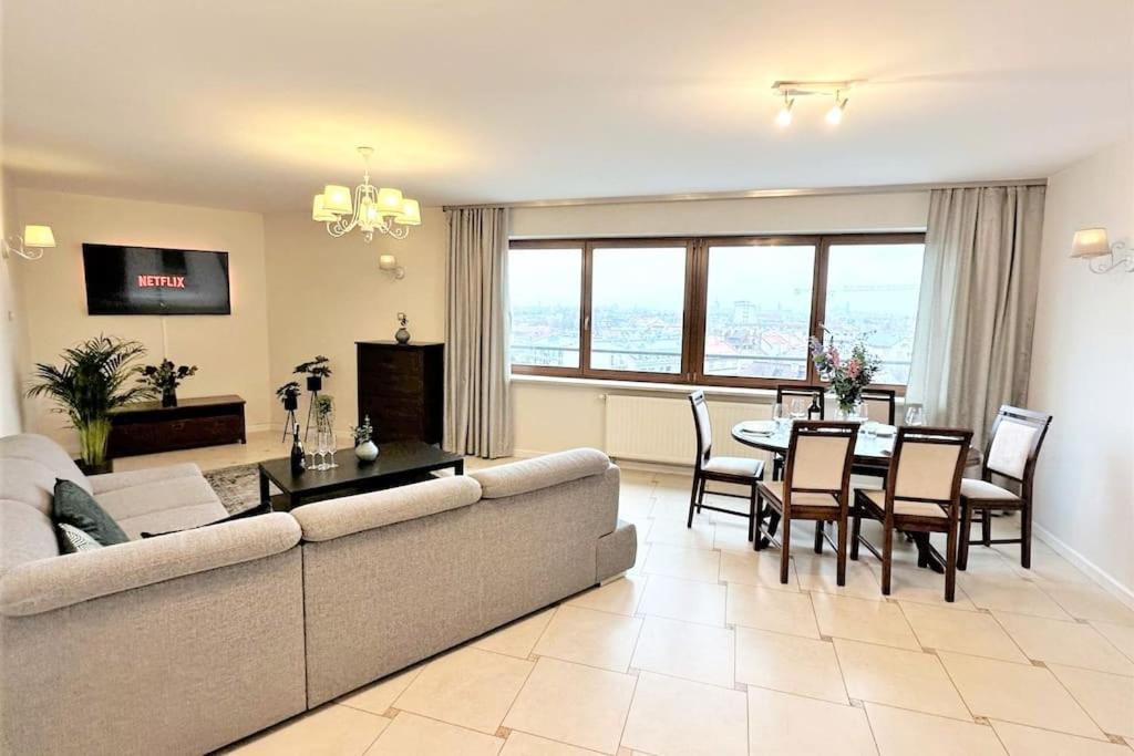 Exclusive Penthouse Near Citycenter 120M2 +Netflix Krakau Exterior foto