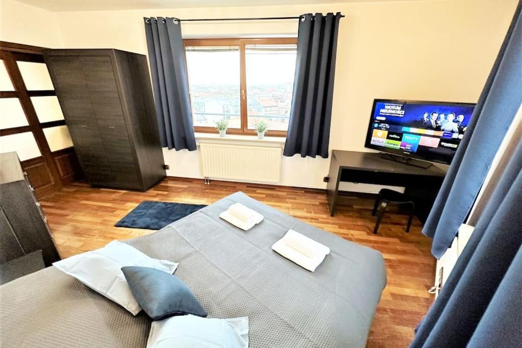 Exclusive Penthouse Near Citycenter 120M2 +Netflix Krakau Exterior foto